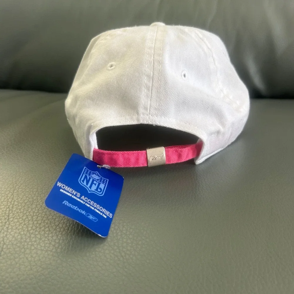 Reebok NFL Arizona‎ Cardinals Womens Hat White Pink Adjustable Dad Cap NWT